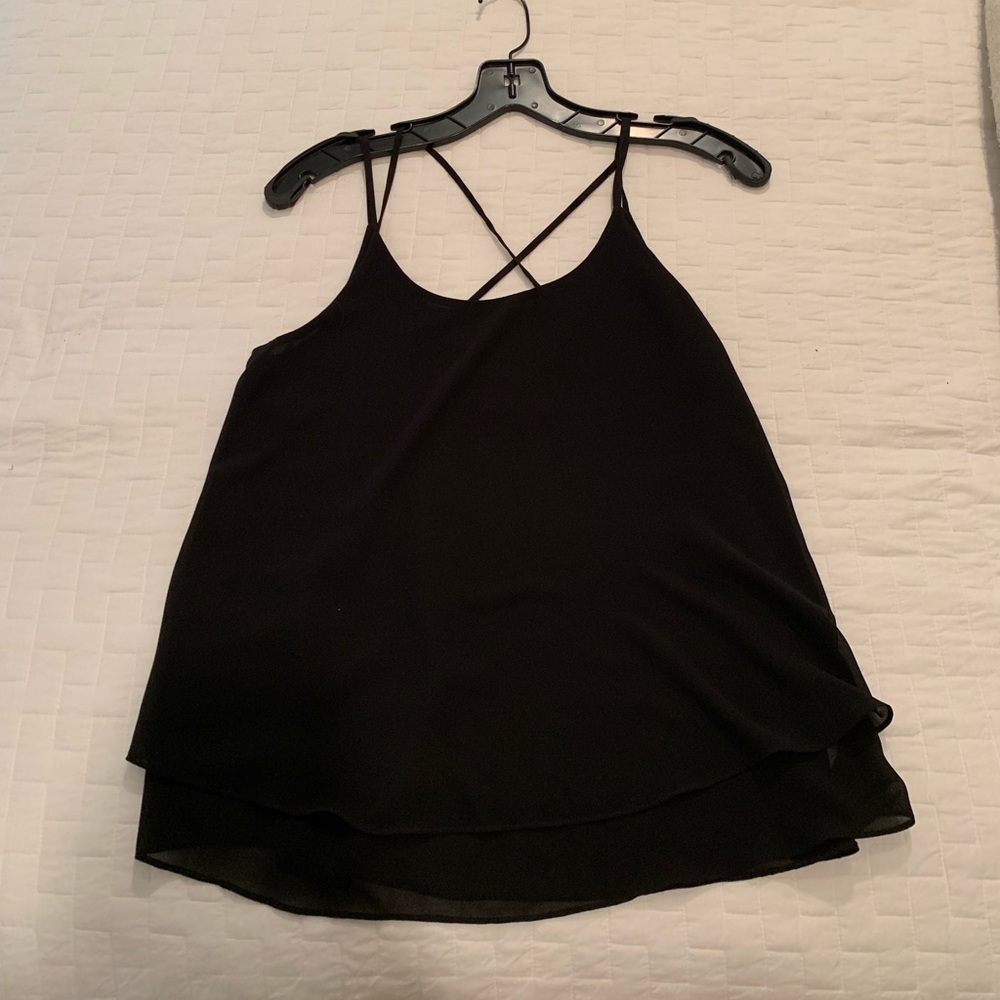 Naked Zebra criss cross top size: small